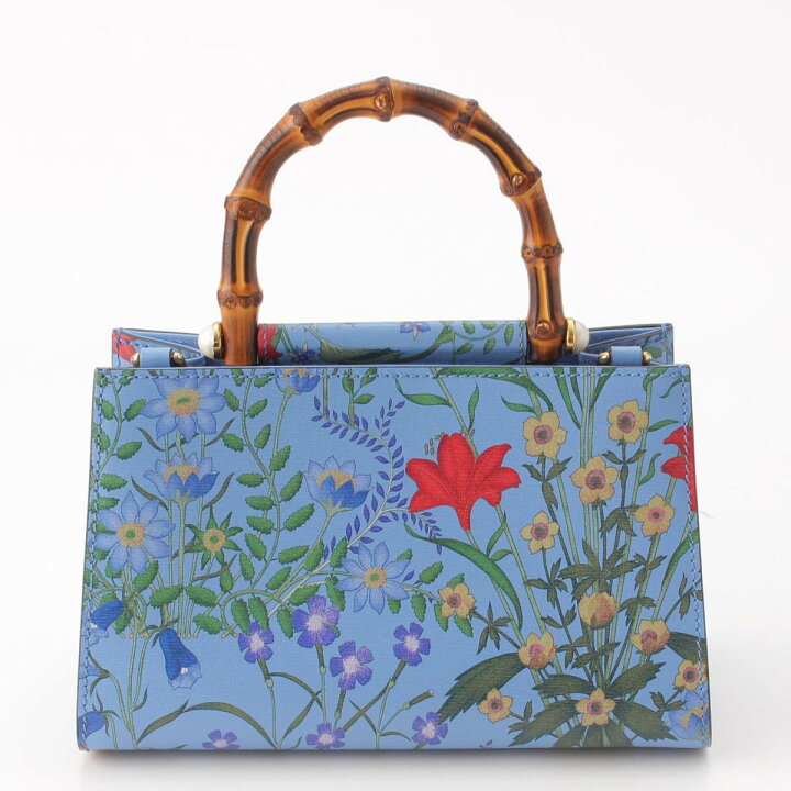 楽天市場】【グッチ】Gucci バンブー ニムフェア ニューフローラ 花柄 