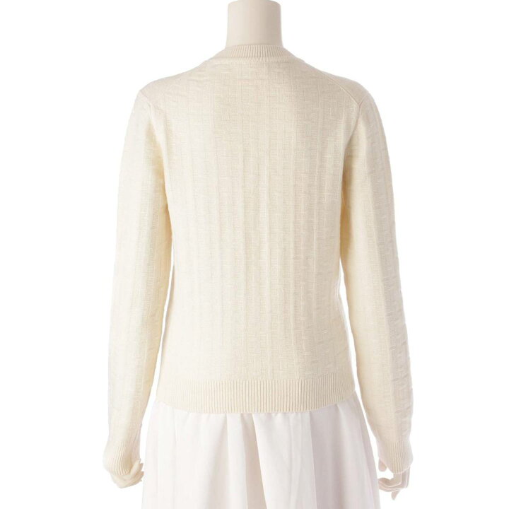 エルメス 24AW ウール 馬銜 半袖 ニット セーター トップス ベージュ  
