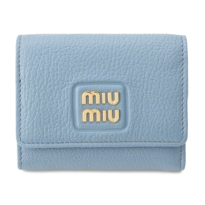 楽天市場】【ミュウミュウ】Miu Miu ロゴ レザー コンパクト 