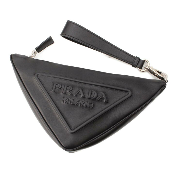 楽天市場】【プラダ】Prada メンズ トライアングル ロゴ レザー 
