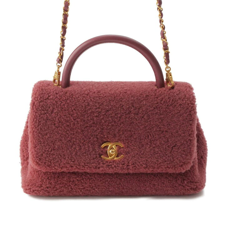 楽天市場】【シャネル】Chanel ココハンドル ムートン 2way チェーン 