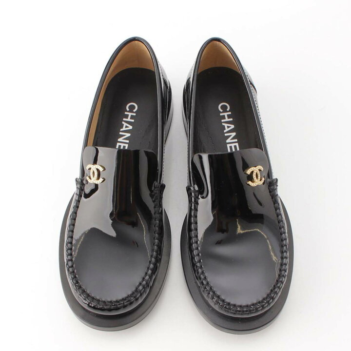 楽天市場】【シャネル】Chanel 22B ココマーク パール パテントレザー 