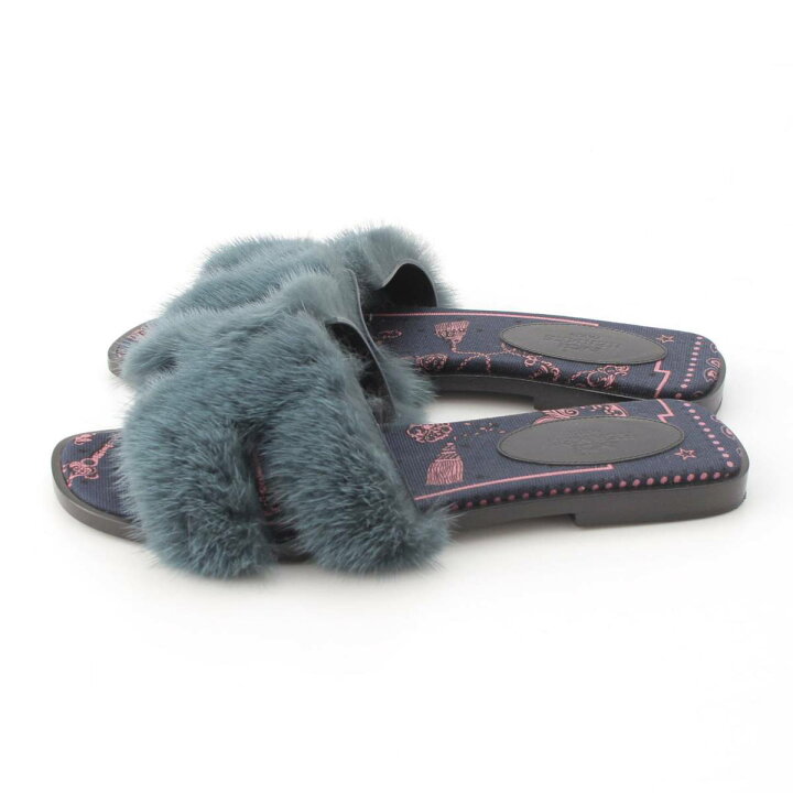 楽天市場】【エルメス】Hermes オラン Hモチーフ ミンクファー  