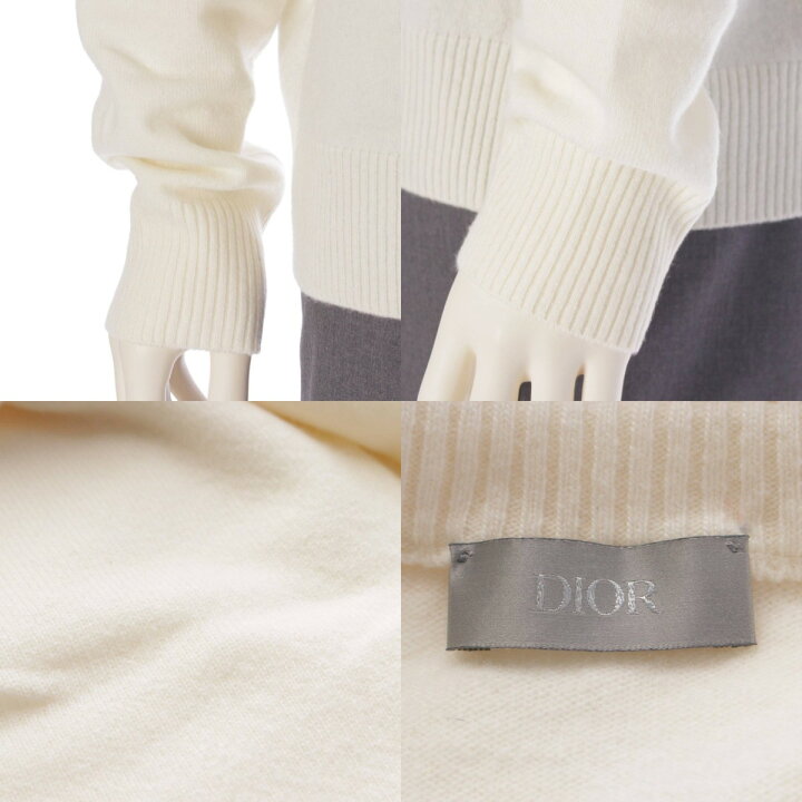 楽天市場】【ディオール】DIOR メンズ 1947 ロゴ カシミヤ×ウール 長袖 