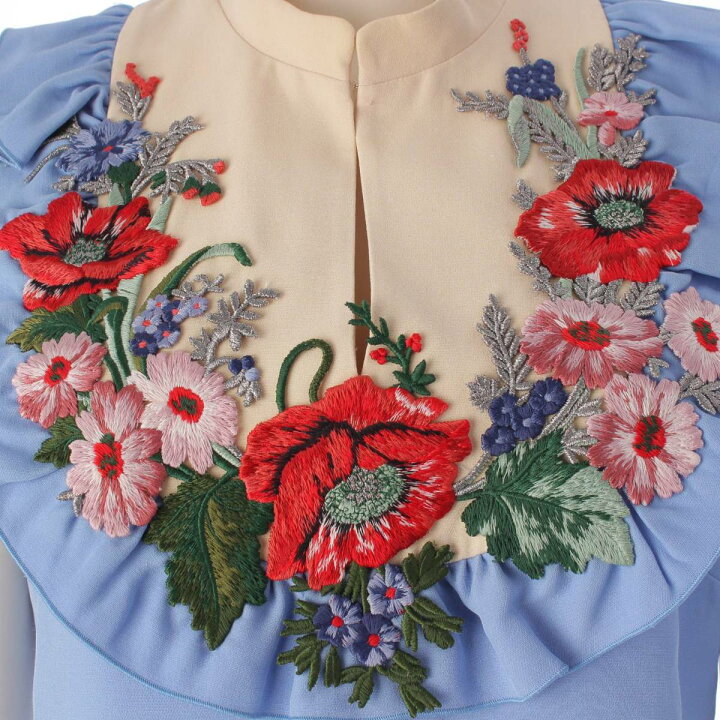 楽天市場】【グッチ】Gucci 16年 フラワーエンブロイダリー 花刺繍 