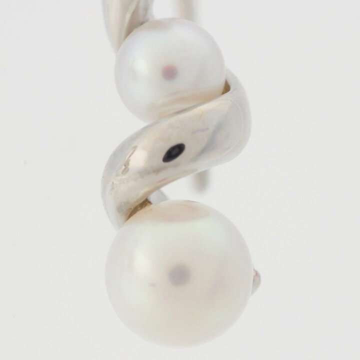 楽天市場】【ミキモト】Mikimoto スパイラル パール 5mm フックピアス 