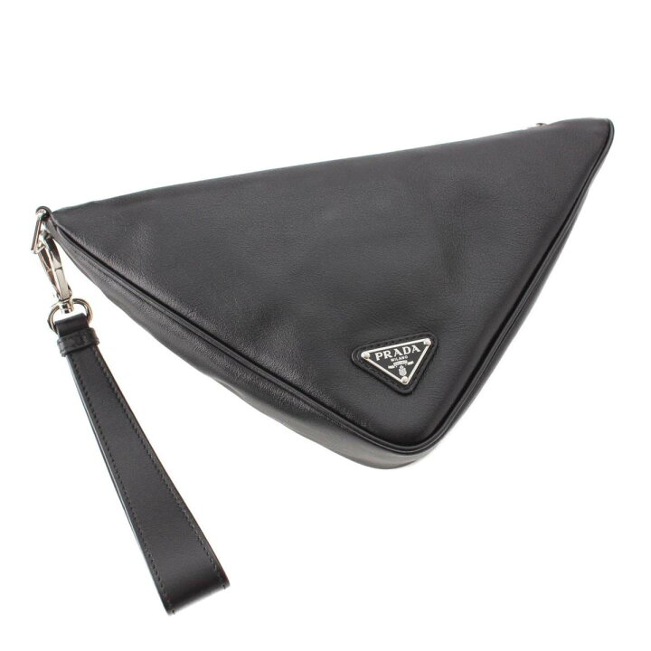 楽天市場】【プラダ】Prada メンズ トライアングル ロゴ レザー 