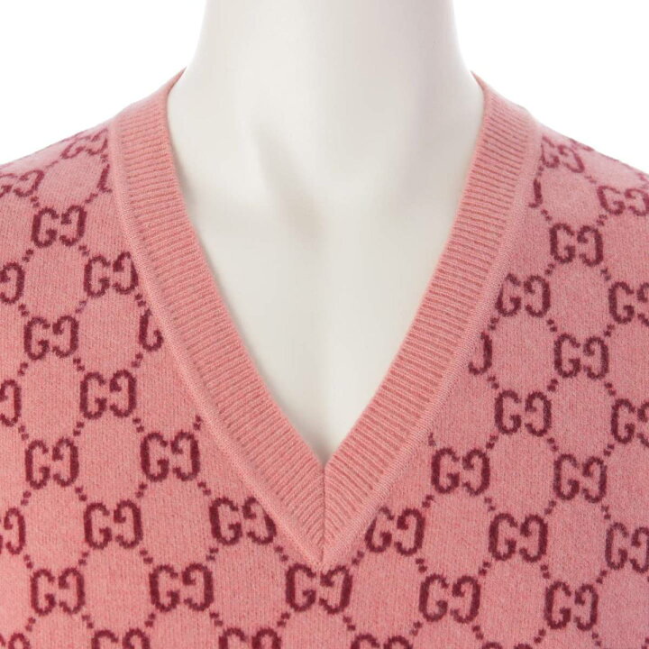 楽天市場】【グッチ】Gucci 20SS メンズ GG コットン Vネック ニット 