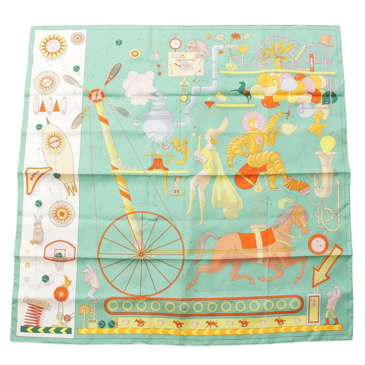 楽天市場】【エルメス】Hermes カレ90 シルク スカーフ Tea For Two 