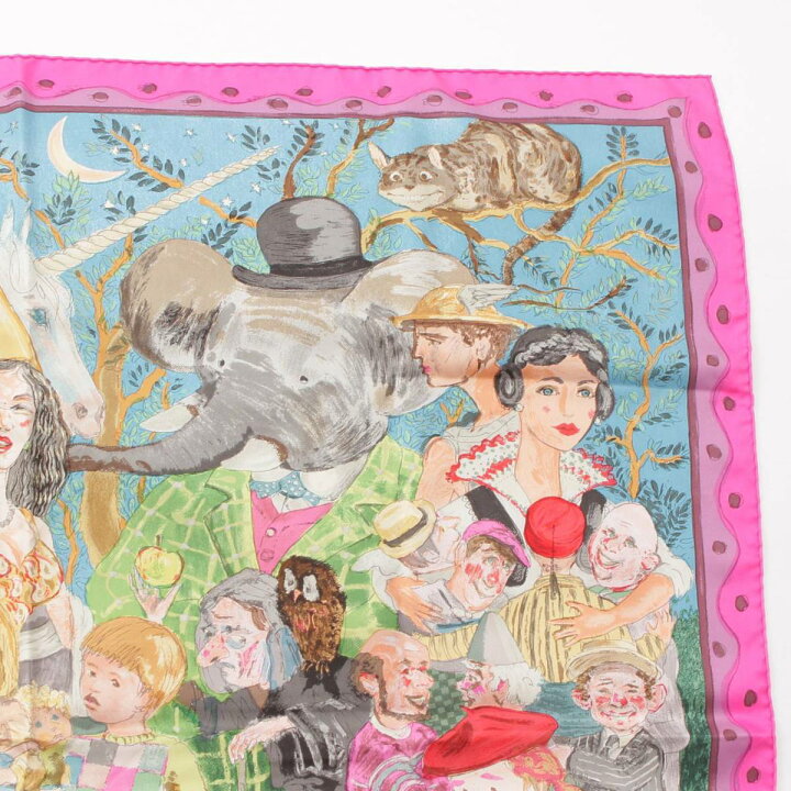 楽天市場】【エルメス】Hermes カレ90 おとぎ話 FAIRYTALES シルク 