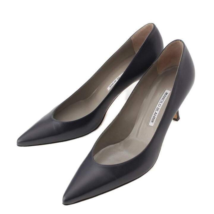 楽天市場】【マノロブラニク】Manolo Blahnik レザー ポインテッドトゥ 