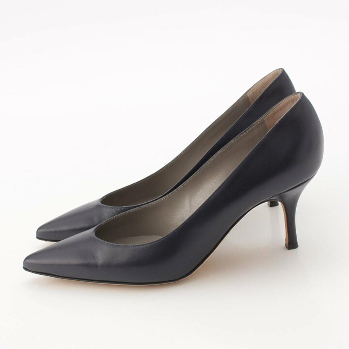 楽天市場】【マノロブラニク】Manolo Blahnik レザー ポインテッドトゥ 
