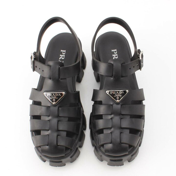 楽天市場】【プラダ】Prada モノリス トライアングルロゴ ラバー  