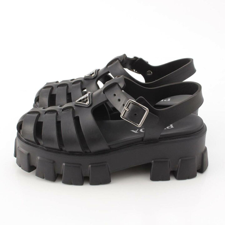楽天市場】【プラダ】Prada モノリス トライアングルロゴ ラバー  
