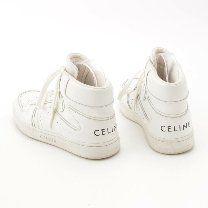 楽天市場】【セリーヌ】Celine CT-01 ロゴ レザー ハイカット 