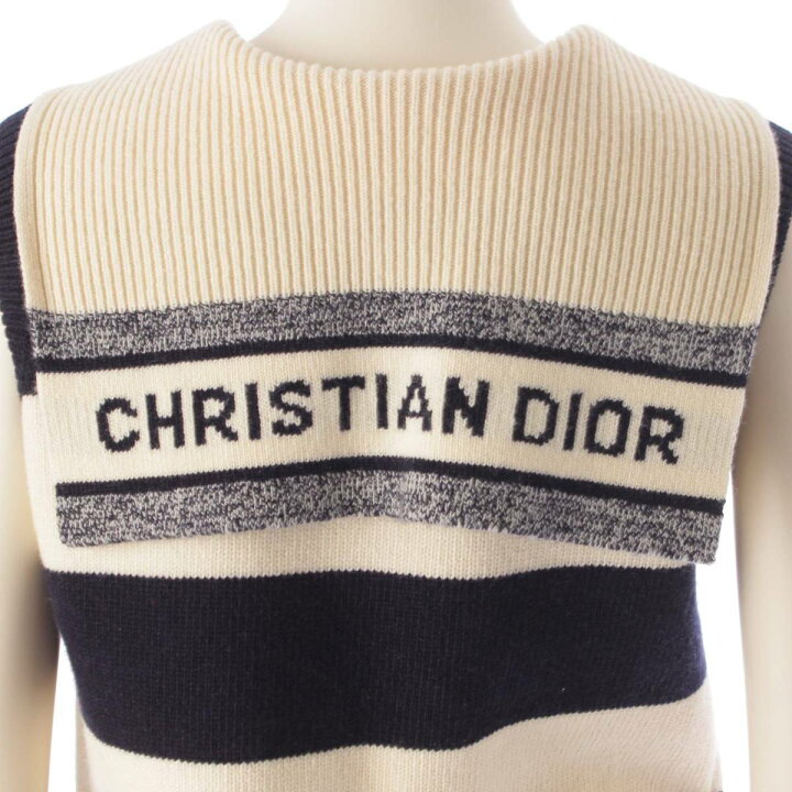 楽天市場】【ディオール】DIOR ウール×カシミヤ ノースリーブ セーラー 