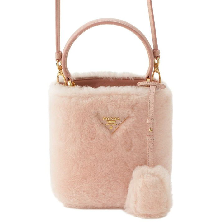 楽天市場】【プラダ】Prada パニエ トライアングル シアリング ミニ 