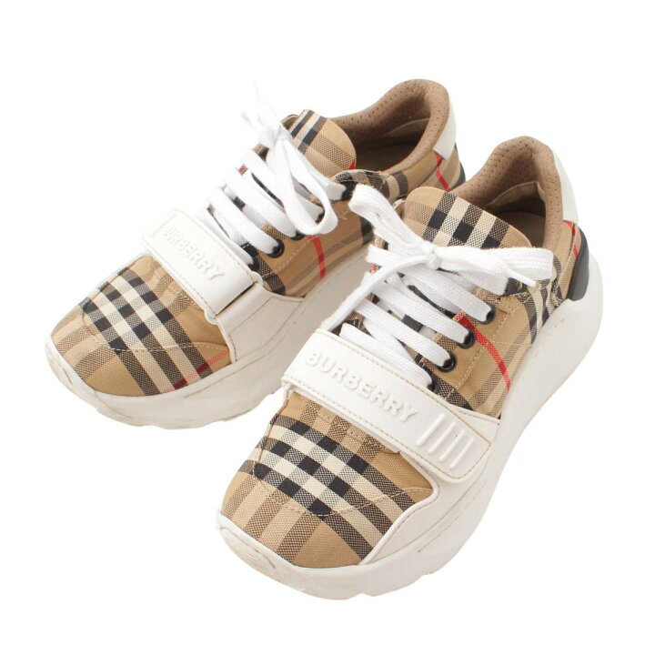 楽天市場】【バーバリー】Burberry ロゴ ノバチェック スエードレザー 