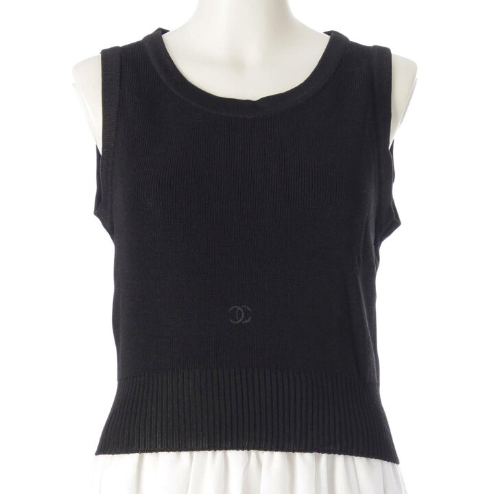 楽天市場】【シャネル】Chanel 96P ココマーク ノースリーブ ベスト 