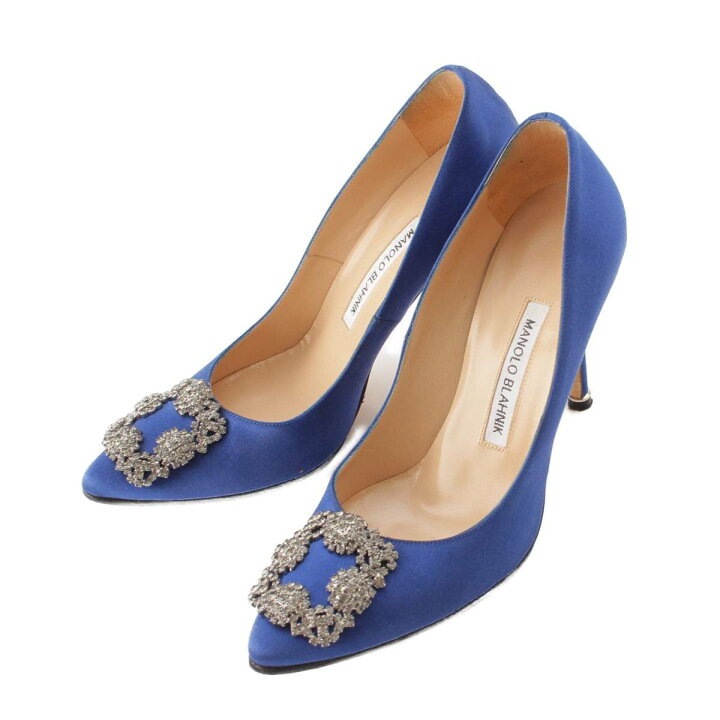楽天市場】【マノロブラニク】Manolo Blahnik ハンギシ サテン 