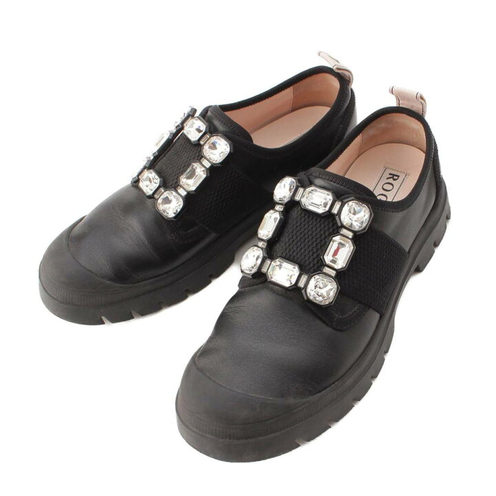 楽天市場】【ロジェヴィヴィエ】Roger Vivier レザー ビジュー 