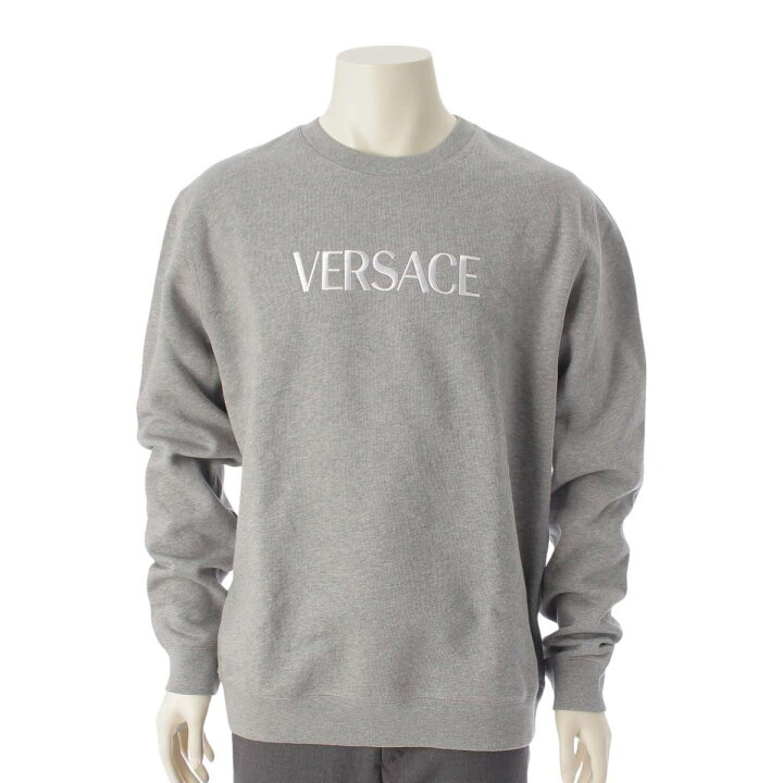 楽天市場】【ヴェルサーチ】Versace メンズ ロゴ コットン スウェット 