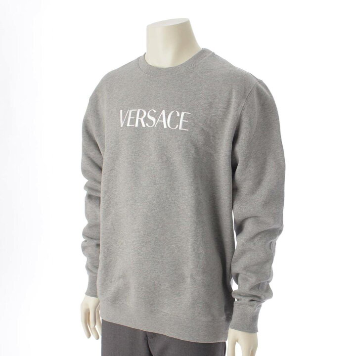 楽天市場】【ヴェルサーチ】Versace メンズ ロゴ コットン スウェット 