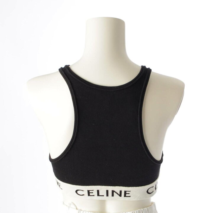 楽天市場】【セリーヌ】Celine ロゴ アスレチックニット タンクトップ 