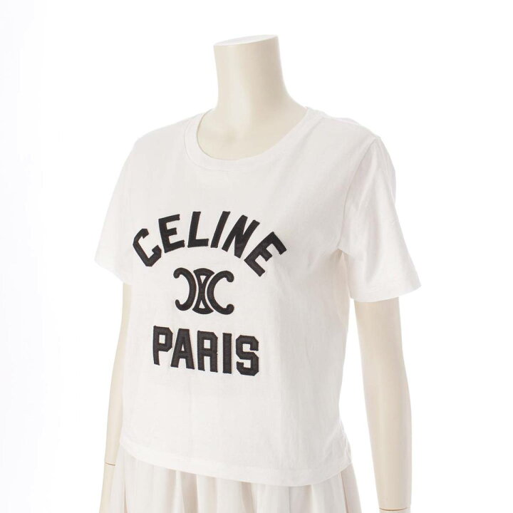 楽天市場】【セリーヌ】Celine トリオンフ ロゴ刺繍 半袖 Tシャツ 