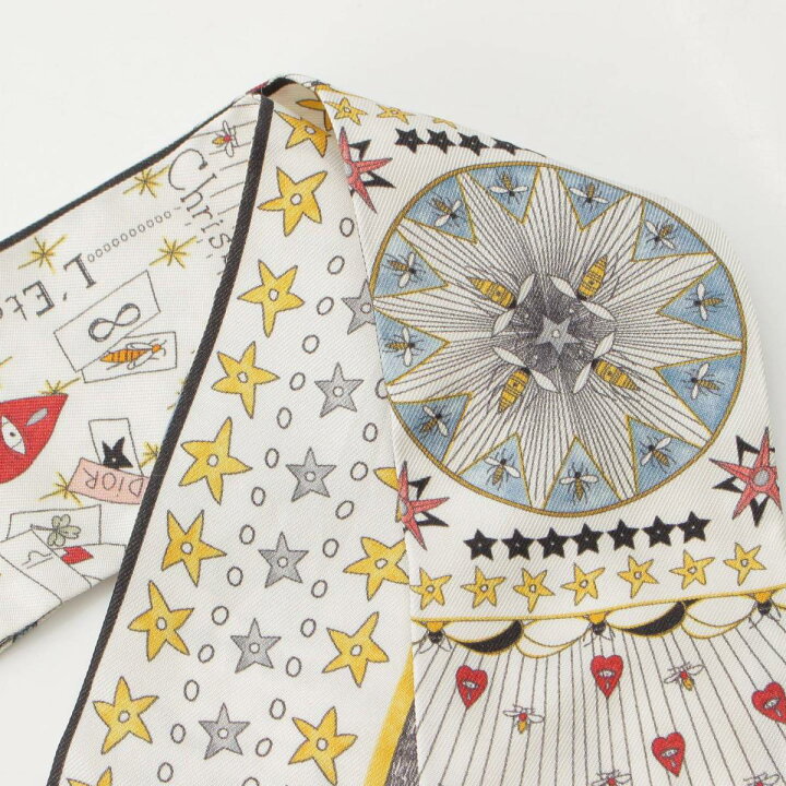楽天市場】【ディオール】DIOR シルク 蜂 BEE 星柄 スター タロット  