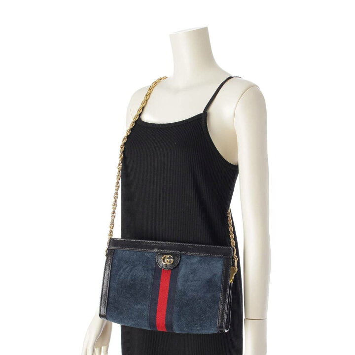 楽天市場】【グッチ】Gucci オフィディア シェリーライン スエード 