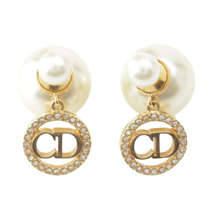 楽天市場】【クリスチャンディオール】Christian Dior CDロゴ パール  
