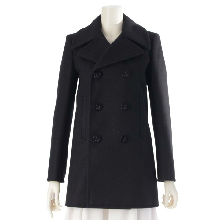 楽天市場】【サンローラン】SAINT LAURENT ウール ピーコート Pコート  