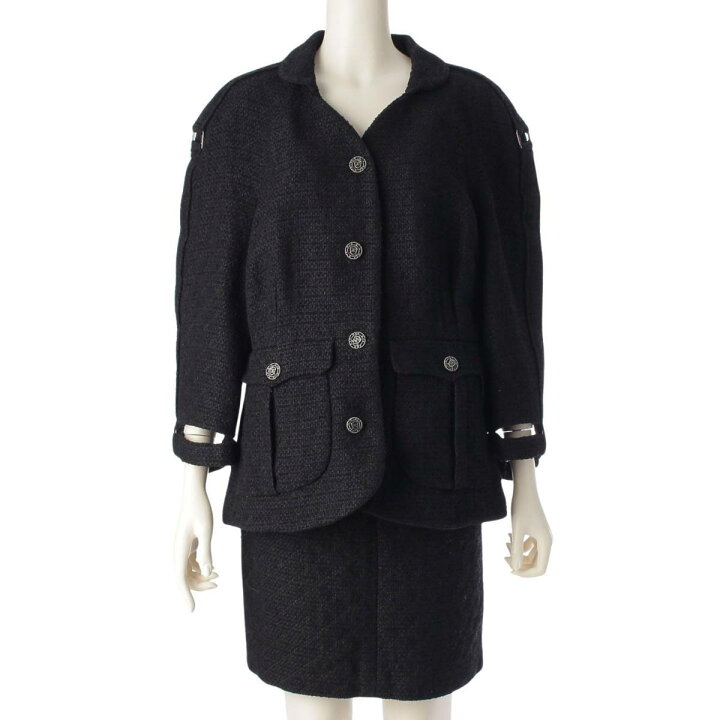 楽天市場】【シャネル】Chanel 08P マトラッセ ココマーク ツイード 
