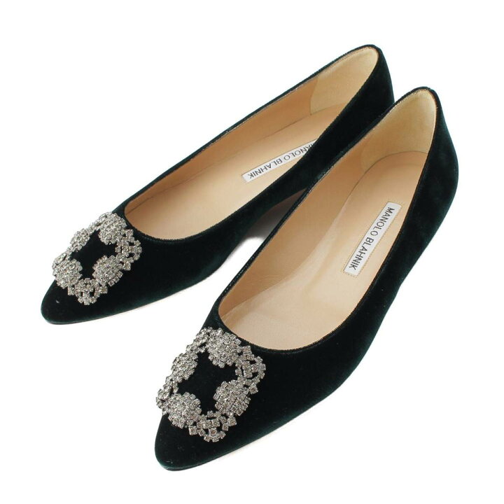楽天市場】【マノロブラニク】Manolo Blahnik ハンギシ ベルベット 