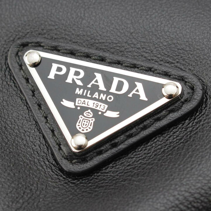 楽天市場】【プラダ】Prada トライアングル 三角ロゴ レザー クラッチ 