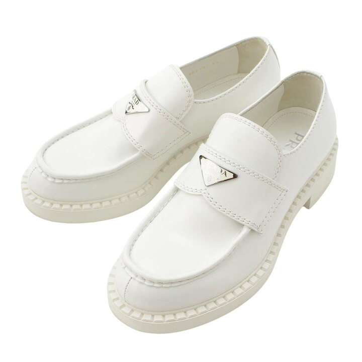楽天市場】【プラダ】Prada チョコレート ブラッシュドレザー 三角ロゴ 