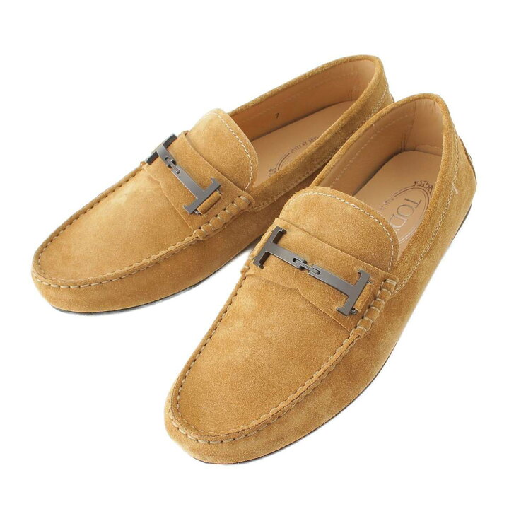 楽天市場】【トッズ】Tods メンズ ダブルT ロゴ スエード ローファー  