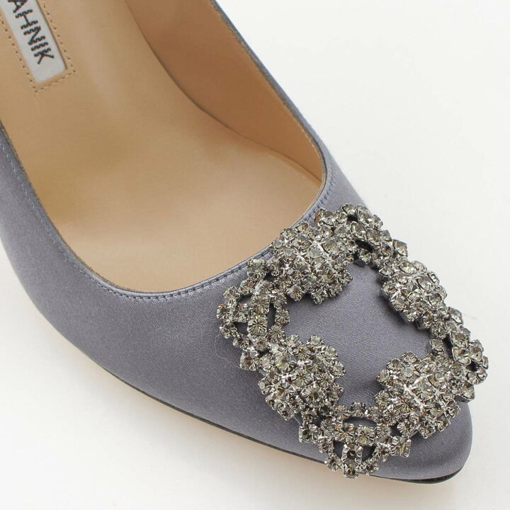 楽天市場】【マノロブラニク】Manolo Blahnik ハンギシ サテン 