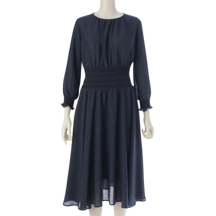 楽天市場】【ルネ】Rene 22年 シャーリング ロングワンピース ドレス  