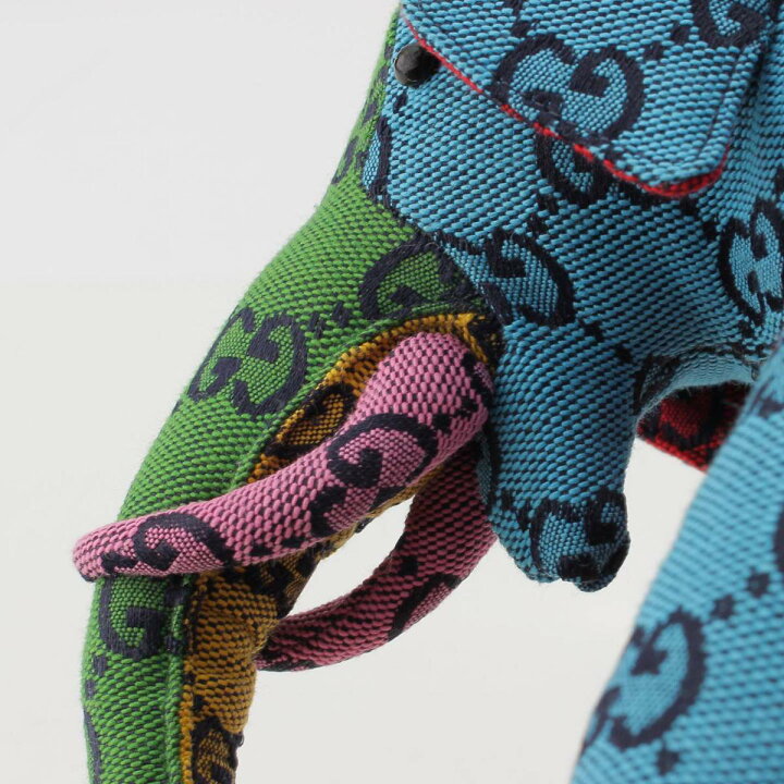 楽天市場】【グッチ】Gucci GGキャンバス デコラティブ エレファント 