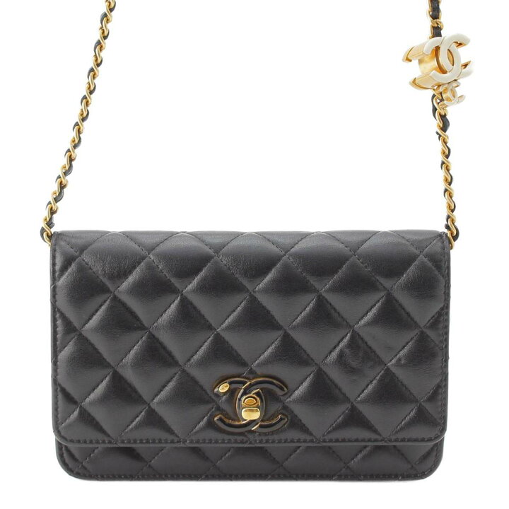楽天市場】【シャネル】Chanel マトラッセ シャイニー ラム エナメル 