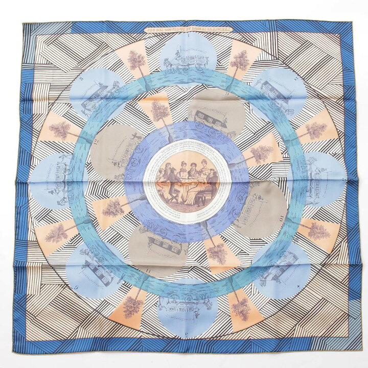 楽天市場】【エルメス】Hermes カレ90 シルクスカーフ JEU DES OMNIBUS  