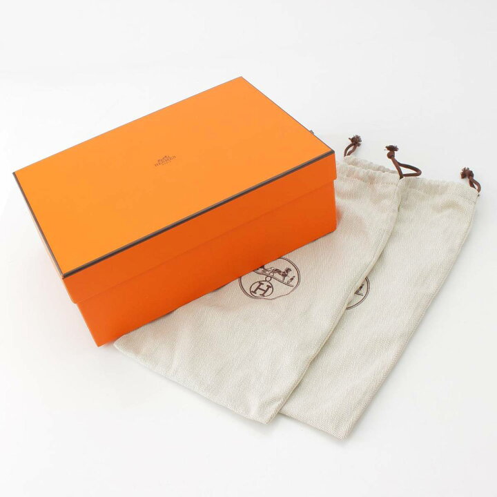 楽天市場】【エルメス】Hermes カリャ レザー スタッズ 厚底 ミュール 