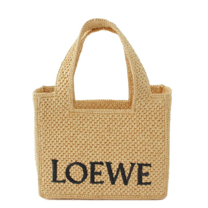 楽天市場】【ロエベ】Loewe フォント ミニ ラフィア 2way トートバッグ 