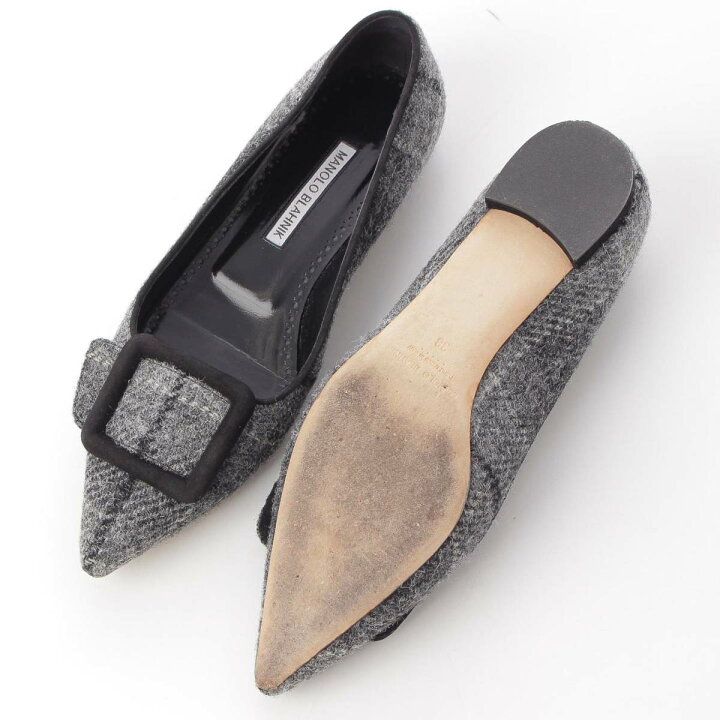 楽天市場】【マノロブラニク】Manolo Blahnik メイセール ウール  