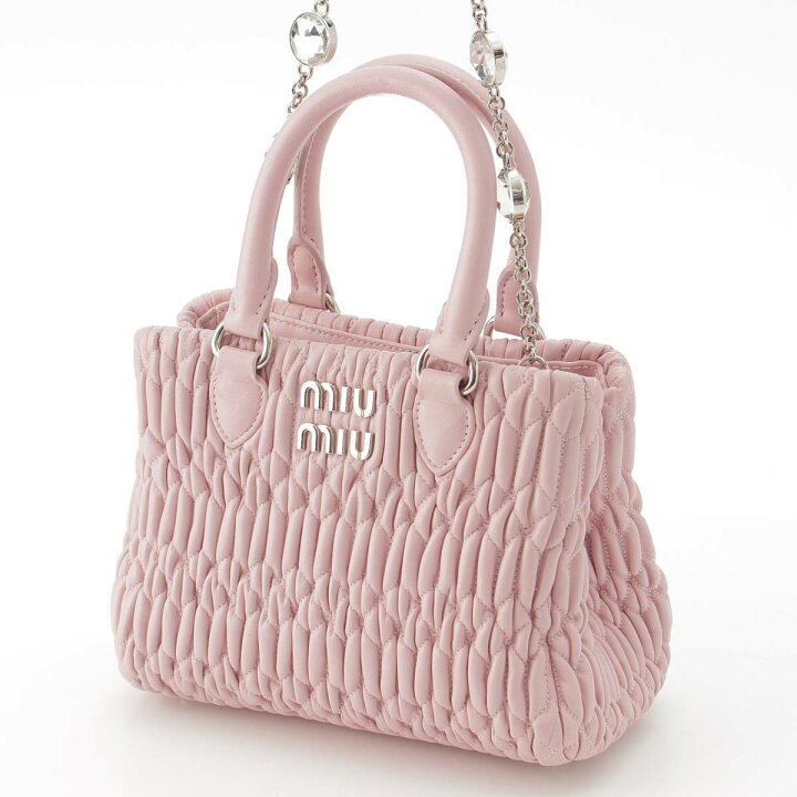 楽天市場】【ミュウミュウ】Miu Miu マテラッセ ロゴ ナッパクリスタル 