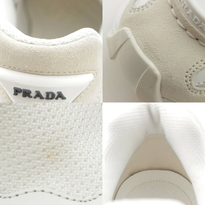楽天市場】【プラダ】Prada 23AW レザー×メッシュ システム ローカット 