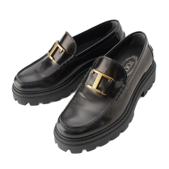 楽天市場】【トッズ】Tods Tタイムレス レザー ローファー シューズ 