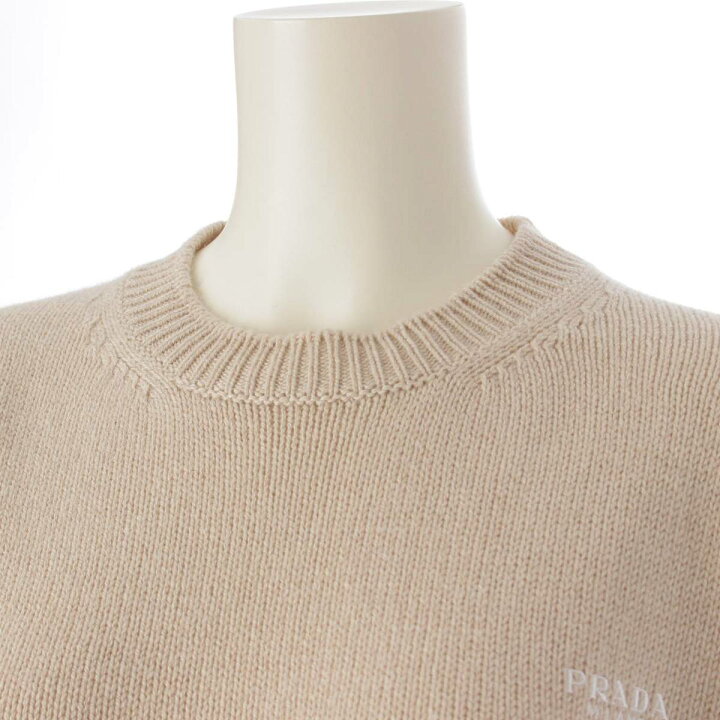 楽天市場】【プラダ】Prada 23AW フロントロゴ刺繍 クルーネック 